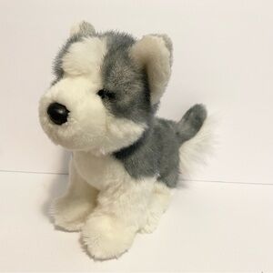 Douglas Cuddle Toys Husky Plush Stuffed Animal Siberian Wolf 9” Puppy Dog Toy